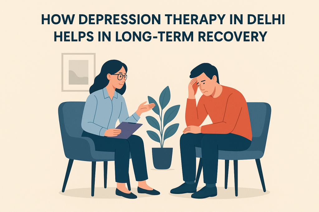 How Depression Therapy in Delhi Helps in Long-Term Recovery